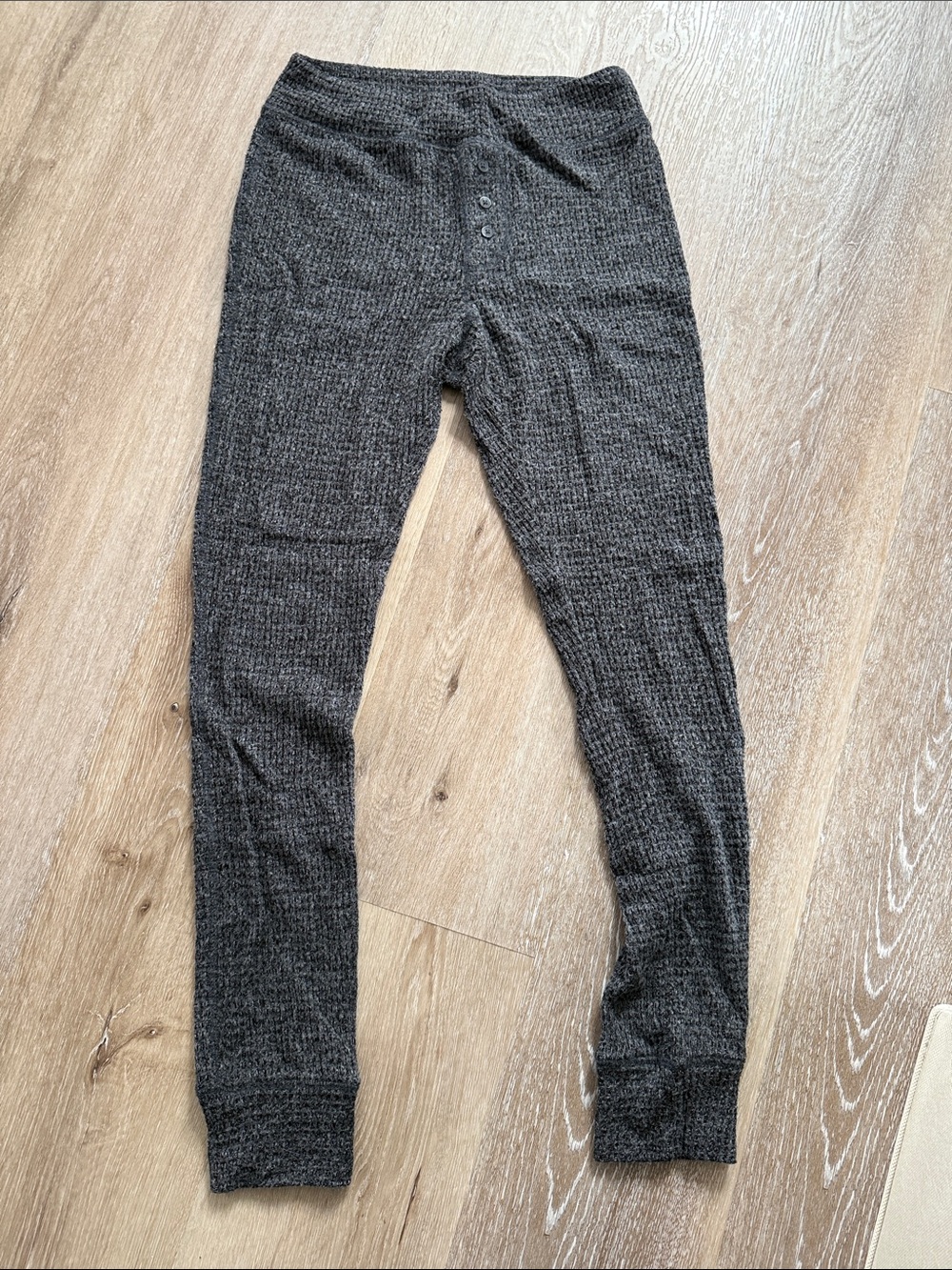 aerie Ribbed Thermal Leggings - Charcoal